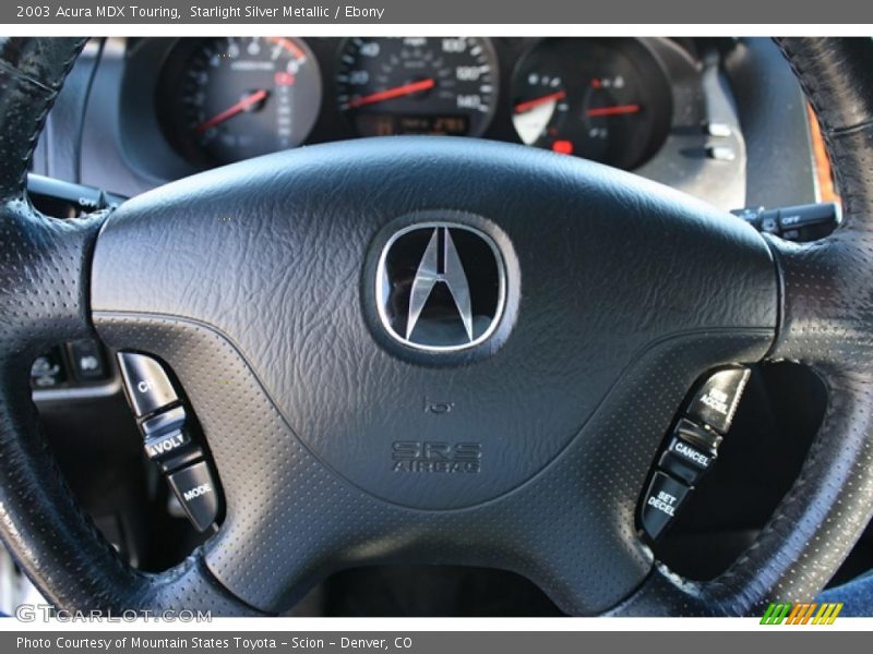 Starlight Silver Metallic / Ebony 2003 Acura MDX Touring