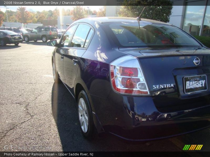 Blue Onyx / Charcoal/Steel 2008 Nissan Sentra 2.0