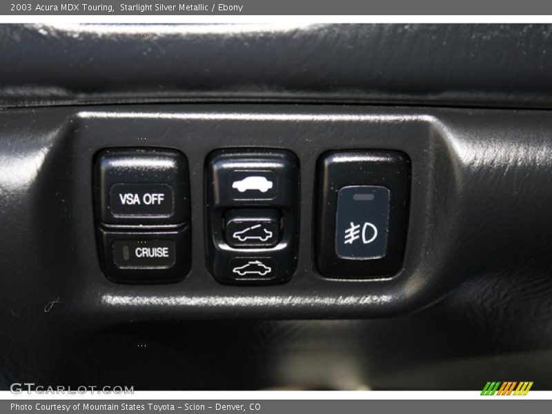 Starlight Silver Metallic / Ebony 2003 Acura MDX Touring