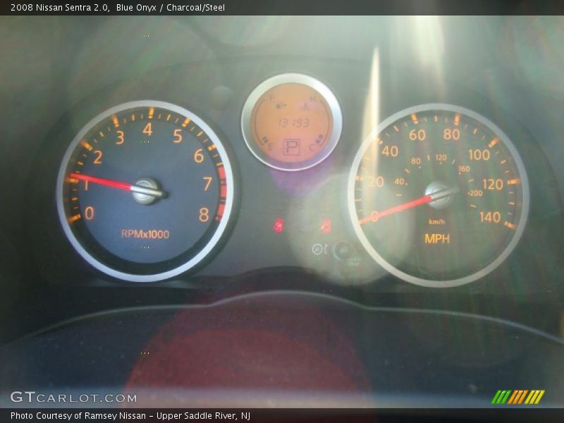 Blue Onyx / Charcoal/Steel 2008 Nissan Sentra 2.0
