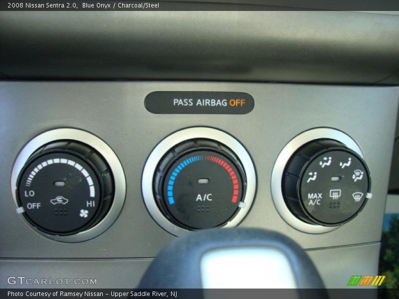 Blue Onyx / Charcoal/Steel 2008 Nissan Sentra 2.0