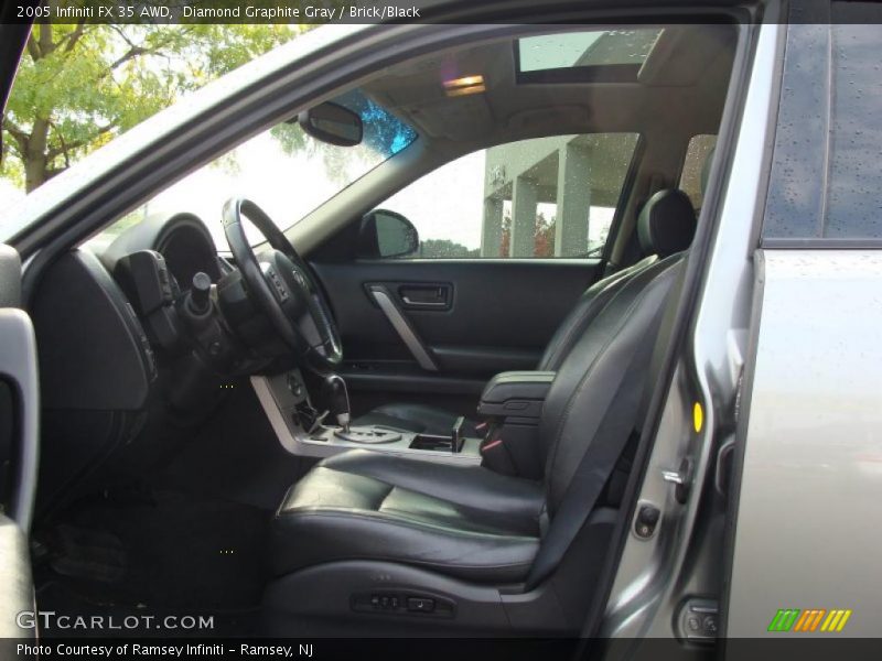 Diamond Graphite Gray / Brick/Black 2005 Infiniti FX 35 AWD