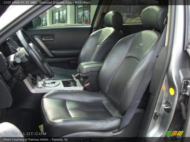 Diamond Graphite Gray / Brick/Black 2005 Infiniti FX 35 AWD