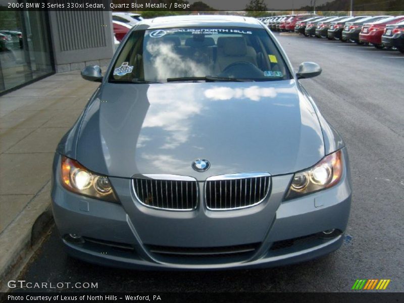 Quartz Blue Metallic / Beige 2006 BMW 3 Series 330xi Sedan