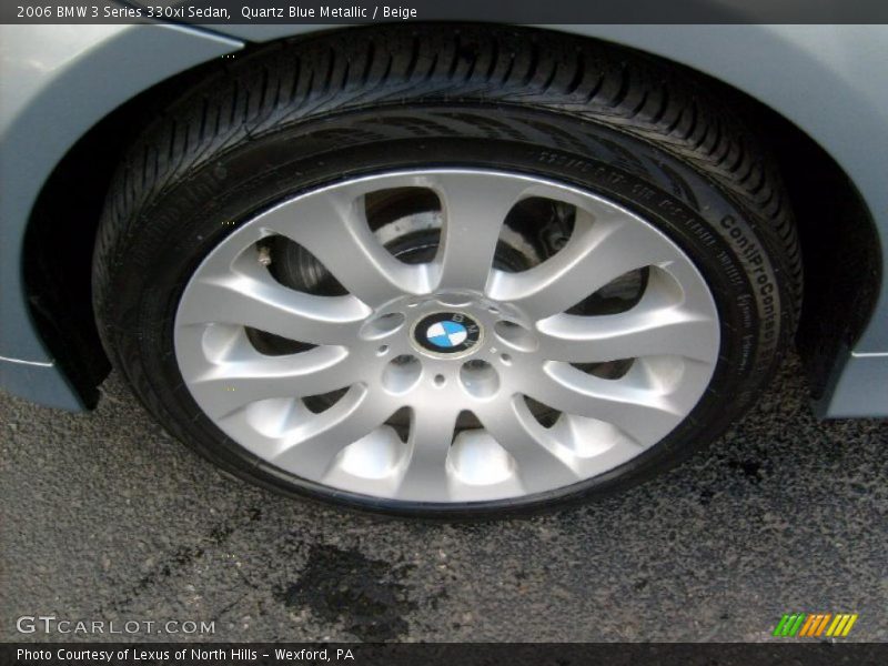 Quartz Blue Metallic / Beige 2006 BMW 3 Series 330xi Sedan
