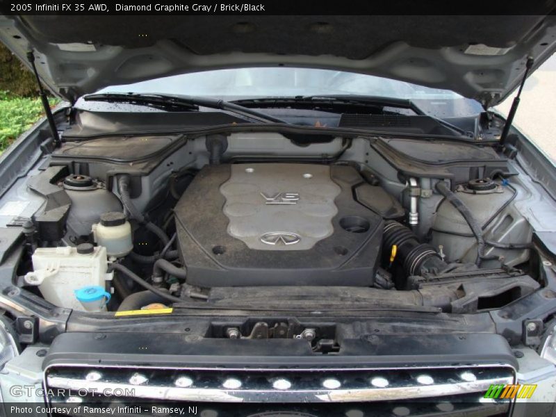 Diamond Graphite Gray / Brick/Black 2005 Infiniti FX 35 AWD