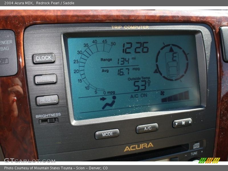 Redrock Pearl / Saddle 2004 Acura MDX