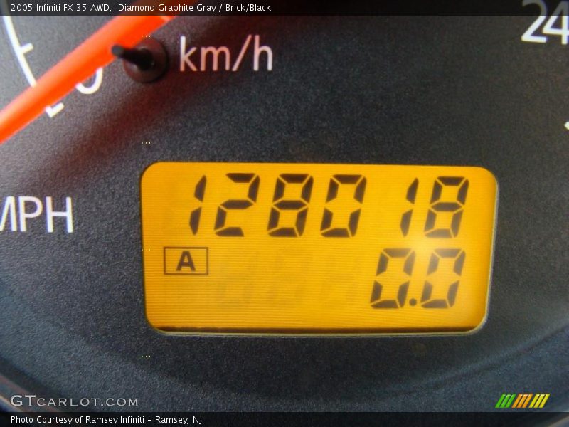 Diamond Graphite Gray / Brick/Black 2005 Infiniti FX 35 AWD