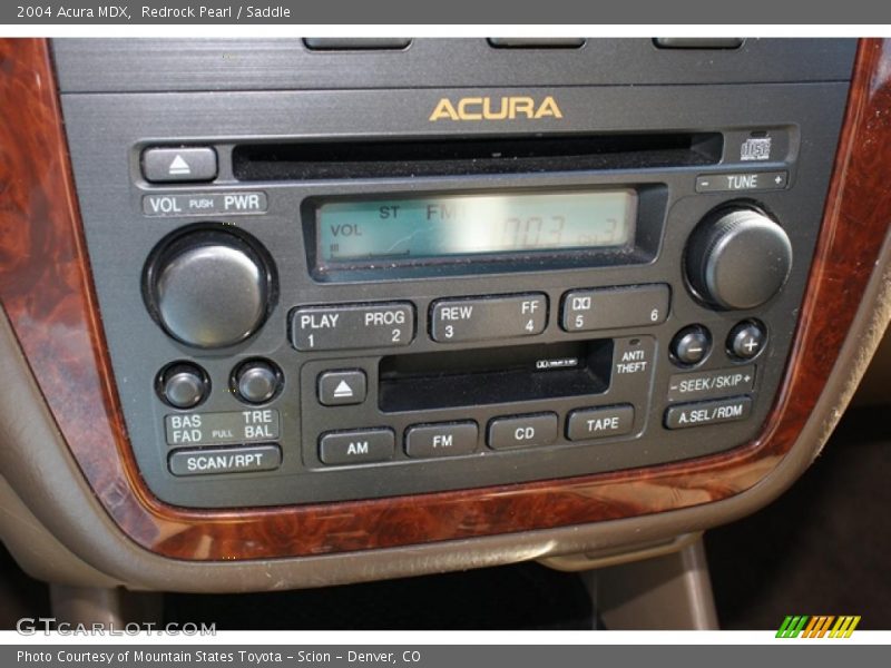 Redrock Pearl / Saddle 2004 Acura MDX