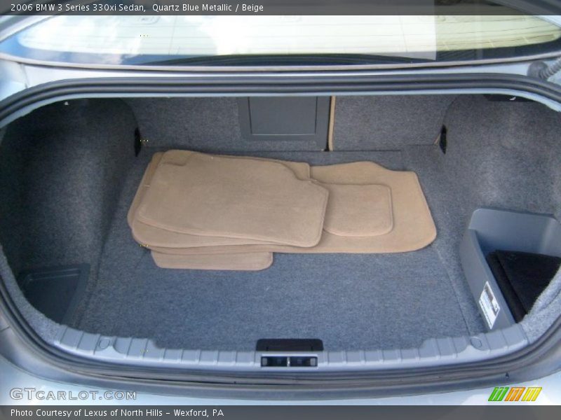 Quartz Blue Metallic / Beige 2006 BMW 3 Series 330xi Sedan