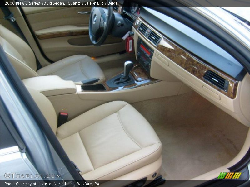 Quartz Blue Metallic / Beige 2006 BMW 3 Series 330xi Sedan