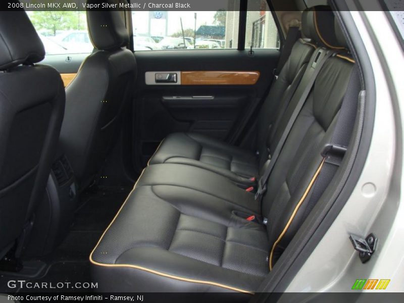 Vapor Silver Metallic / Charcoal Black 2008 Lincoln MKX AWD