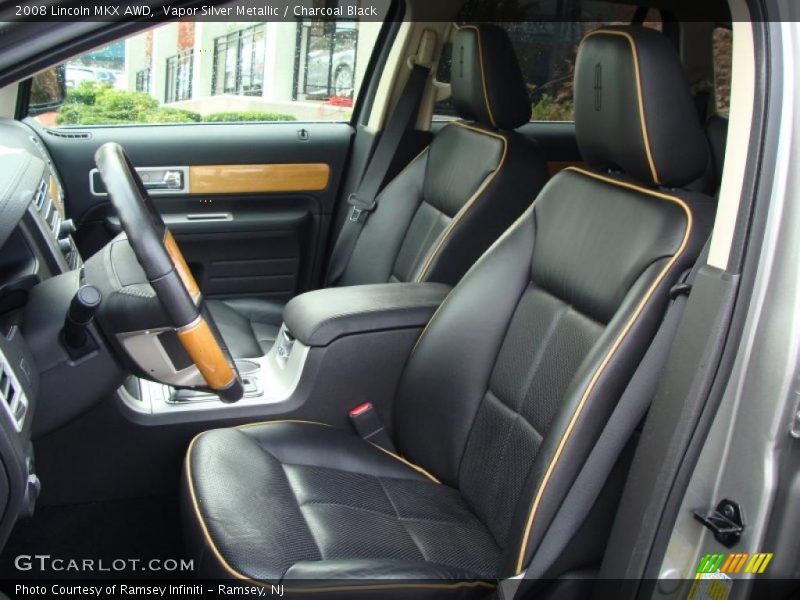 Vapor Silver Metallic / Charcoal Black 2008 Lincoln MKX AWD