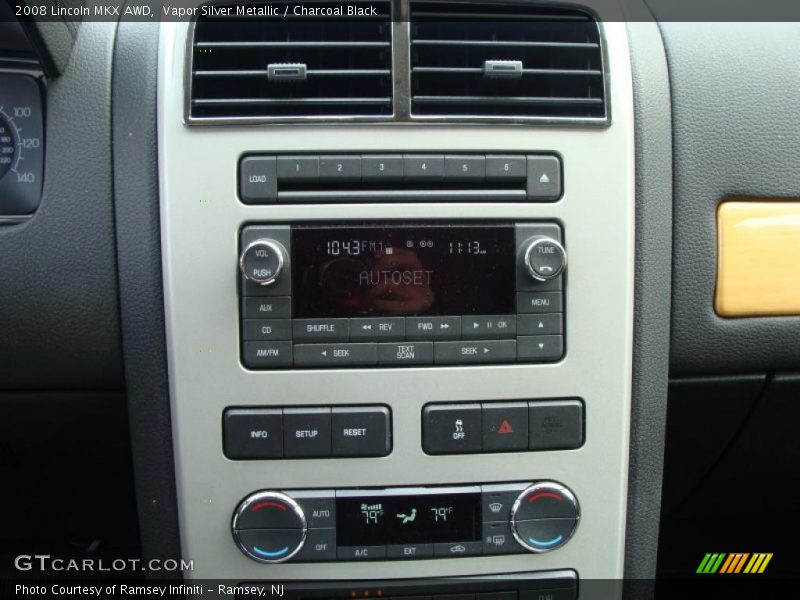 Vapor Silver Metallic / Charcoal Black 2008 Lincoln MKX AWD