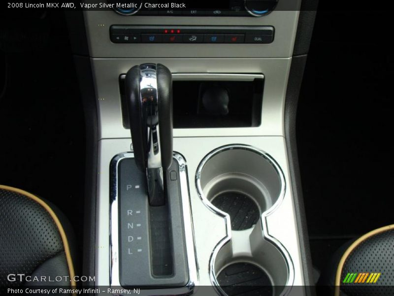 Vapor Silver Metallic / Charcoal Black 2008 Lincoln MKX AWD
