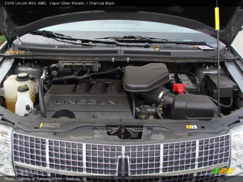 Vapor Silver Metallic / Charcoal Black 2008 Lincoln MKX AWD
