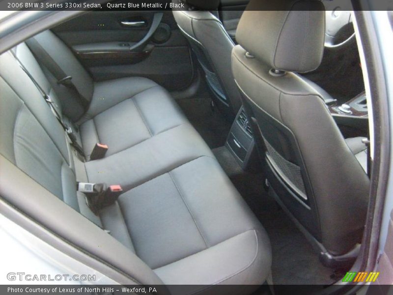 Quartz Blue Metallic / Black 2006 BMW 3 Series 330xi Sedan