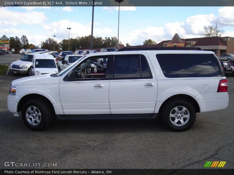 Oxford White / Camel 2009 Ford Expedition EL XLT 4x4