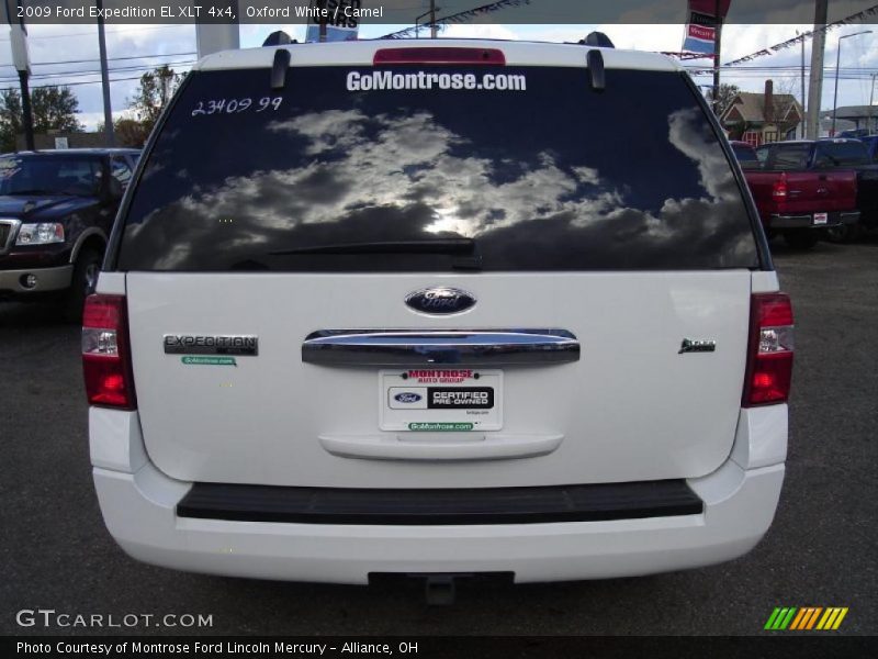 Oxford White / Camel 2009 Ford Expedition EL XLT 4x4