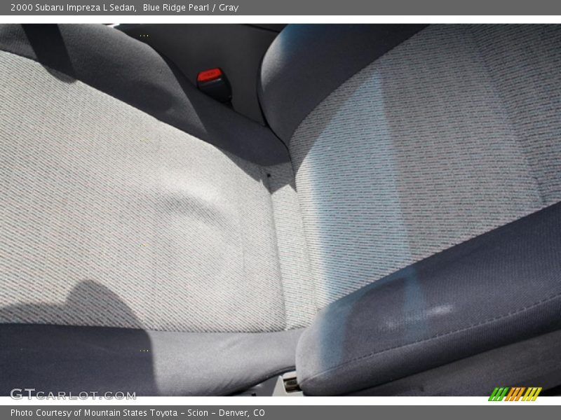 Blue Ridge Pearl / Gray 2000 Subaru Impreza L Sedan