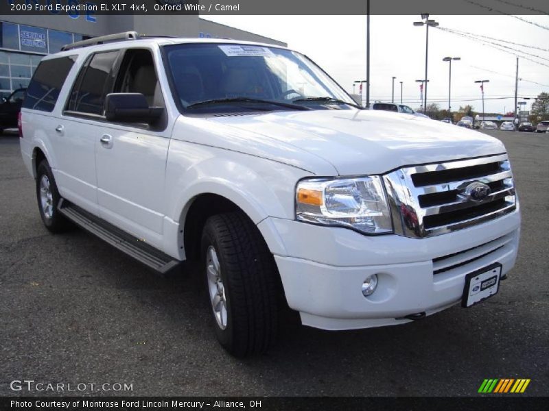 Oxford White / Camel 2009 Ford Expedition EL XLT 4x4