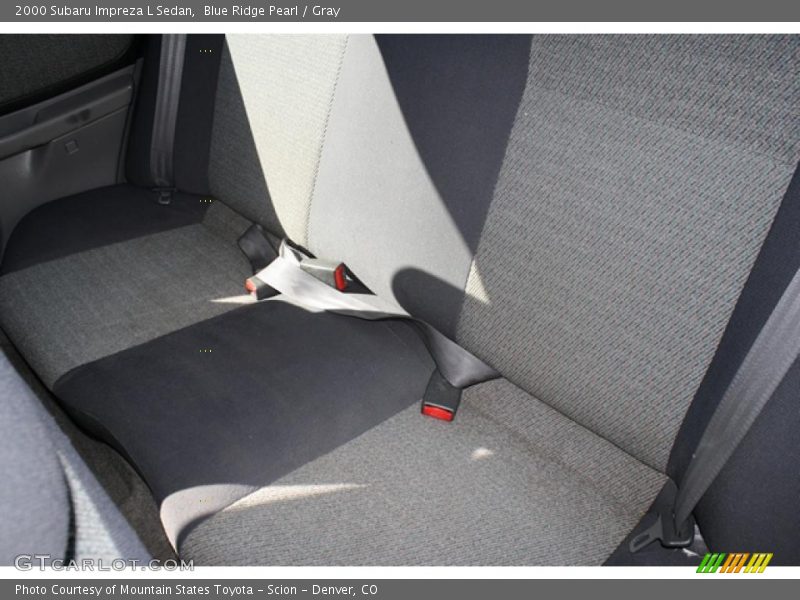 Blue Ridge Pearl / Gray 2000 Subaru Impreza L Sedan