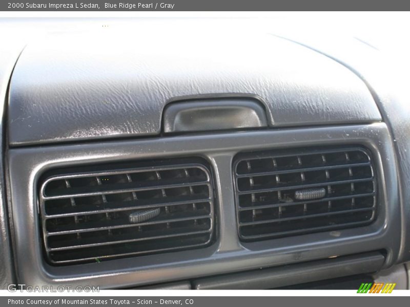 Blue Ridge Pearl / Gray 2000 Subaru Impreza L Sedan