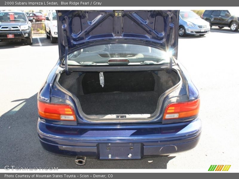 Blue Ridge Pearl / Gray 2000 Subaru Impreza L Sedan