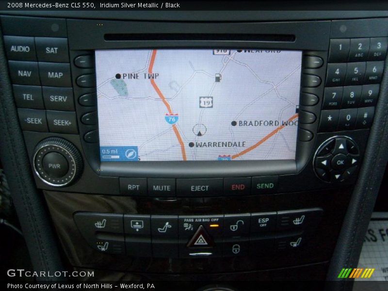 Controls of 2008 CLS 550