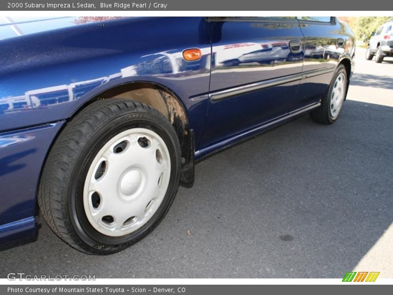 Blue Ridge Pearl / Gray 2000 Subaru Impreza L Sedan