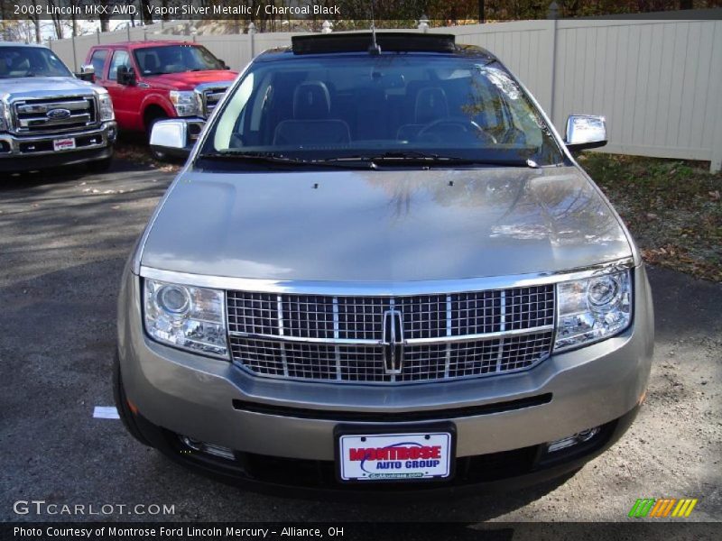 Vapor Silver Metallic / Charcoal Black 2008 Lincoln MKX AWD