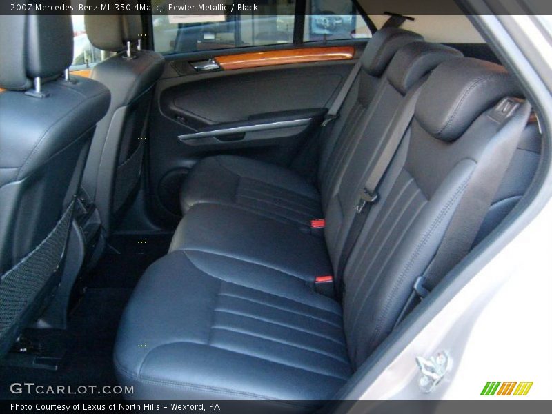 Pewter Metallic / Black 2007 Mercedes-Benz ML 350 4Matic