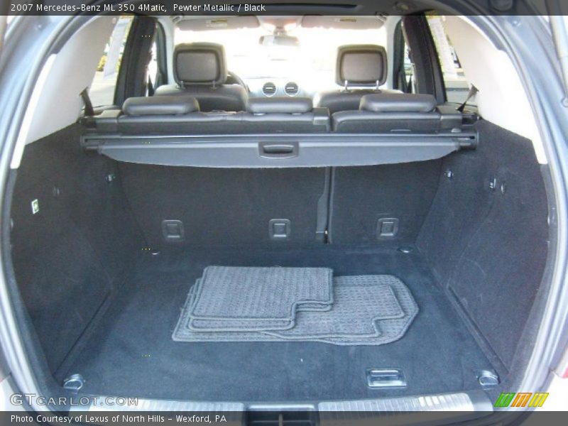 Pewter Metallic / Black 2007 Mercedes-Benz ML 350 4Matic