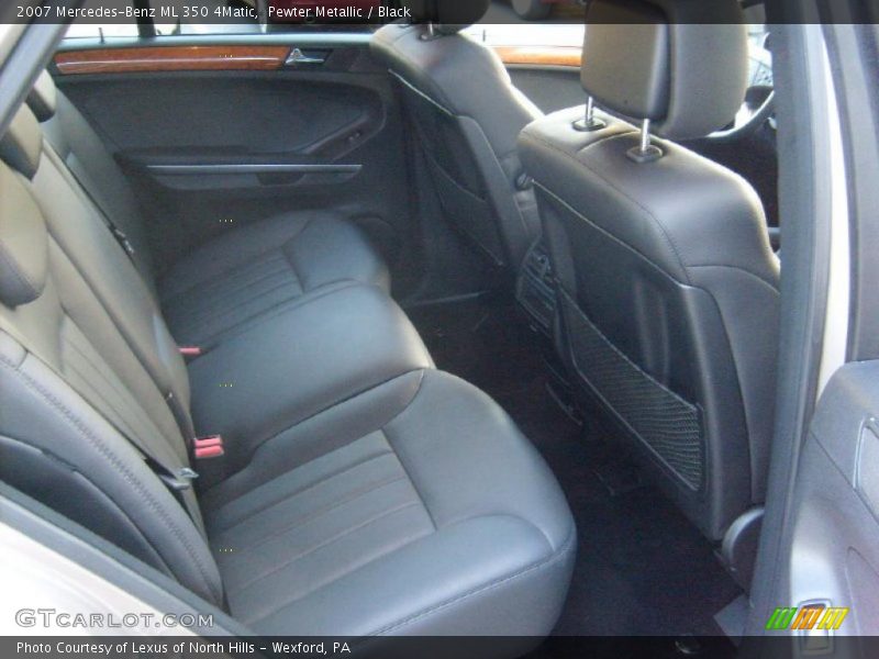 Pewter Metallic / Black 2007 Mercedes-Benz ML 350 4Matic