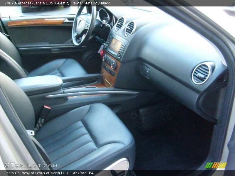 Pewter Metallic / Black 2007 Mercedes-Benz ML 350 4Matic
