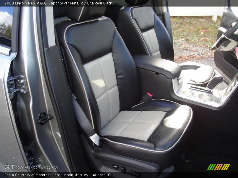 Vapor Silver Metallic / Charcoal Black 2008 Lincoln MKX AWD