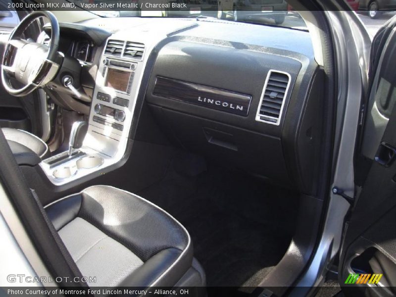 Vapor Silver Metallic / Charcoal Black 2008 Lincoln MKX AWD