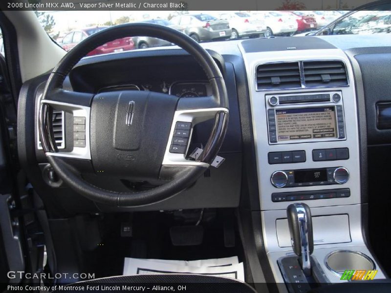 Vapor Silver Metallic / Charcoal Black 2008 Lincoln MKX AWD