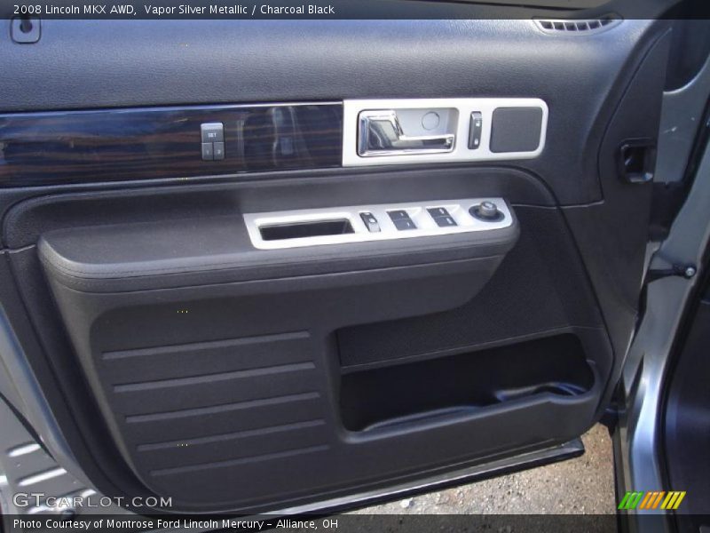 Vapor Silver Metallic / Charcoal Black 2008 Lincoln MKX AWD