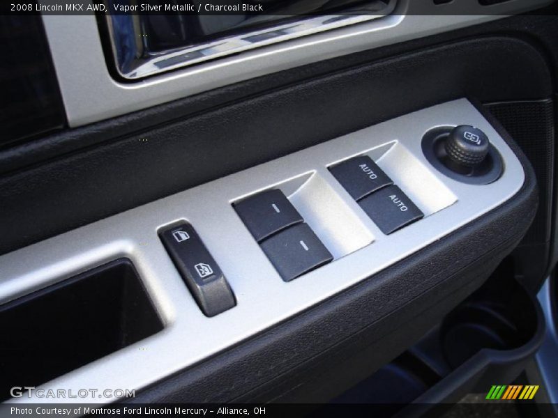 Vapor Silver Metallic / Charcoal Black 2008 Lincoln MKX AWD