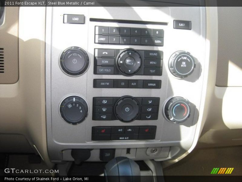 Steel Blue Metallic / Camel 2011 Ford Escape XLT