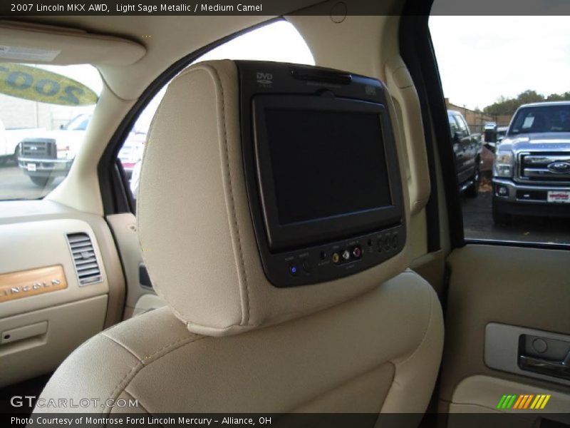 Light Sage Metallic / Medium Camel 2007 Lincoln MKX AWD