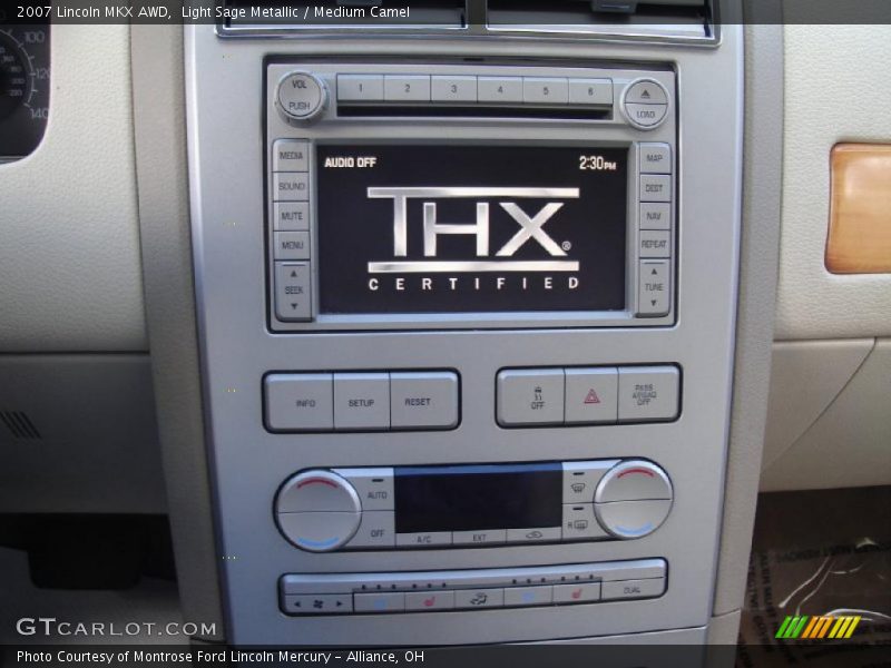 Light Sage Metallic / Medium Camel 2007 Lincoln MKX AWD