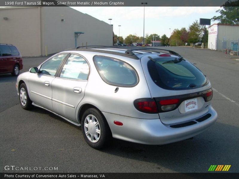 Silver Frost Metallic / Medium Graphite 1998 Ford Taurus SE Wagon