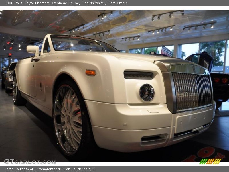 English White / Light Creme 2008 Rolls-Royce Phantom Drophead Coupe