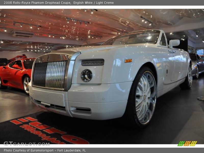 English White / Light Creme 2008 Rolls-Royce Phantom Drophead Coupe