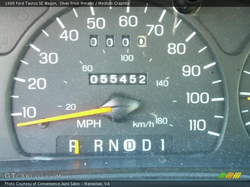 Silver Frost Metallic / Medium Graphite 1998 Ford Taurus SE Wagon