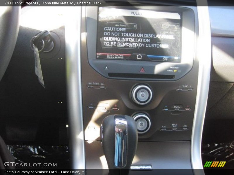 Kona Blue Metallic / Charcoal Black 2011 Ford Edge SEL