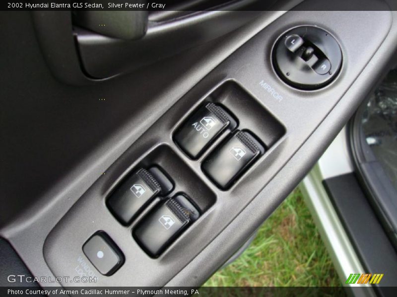 Silver Pewter / Gray 2002 Hyundai Elantra GLS Sedan