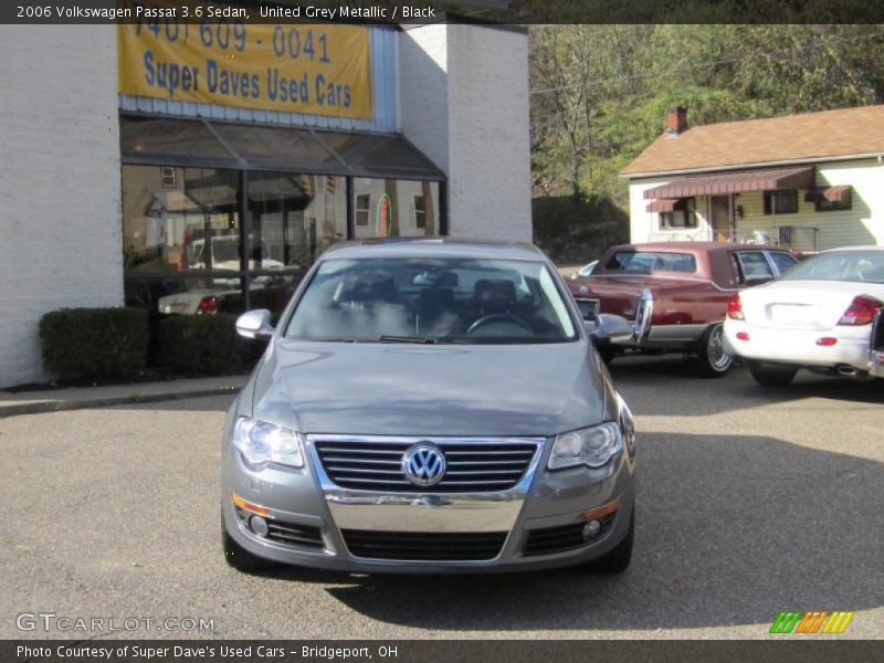 United Grey Metallic / Black 2006 Volkswagen Passat 3.6 Sedan